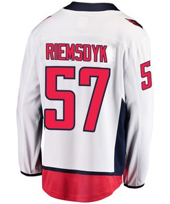 Washington Capitals Trevor van Riemsdyk 57 Away 2022 Stanley Cup Playoffs Breakaway Men Jersey - White