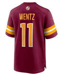 Washington Commanders Carson Wentz 11 Game Jersey - Burgundy Jersey