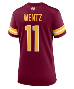 Washington Commanders Carson Wentz 11 Game Women Jersey - Burgundy Jersey