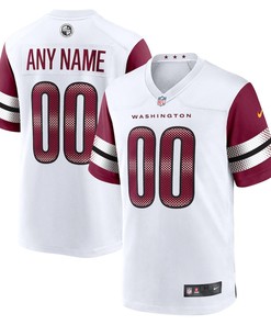 Washington Commanders Game Custom 00 Player Jersey - White