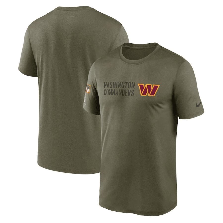 Washington Commanders Men 2022 Salute to Service Legend Team T-Shirt - Olive