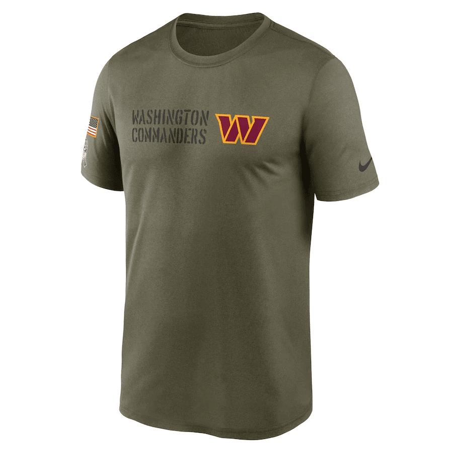 Washington Commanders Men 2022 Salute to Service Legend Team T-Shirt - Olive