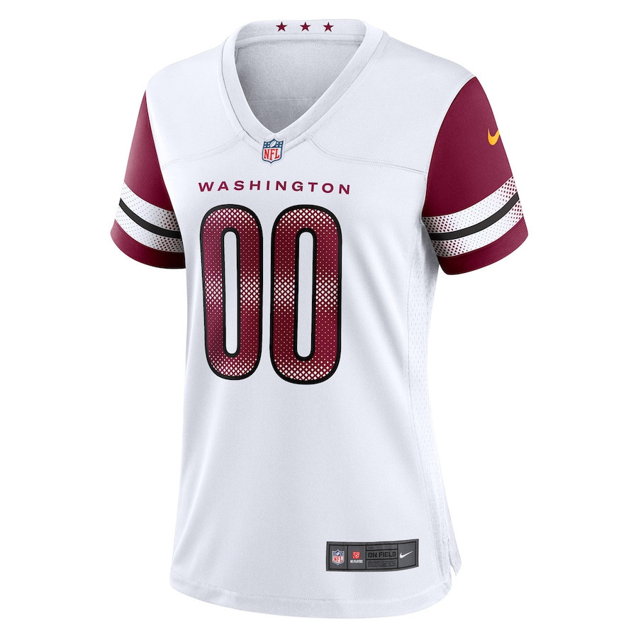 Washington Commanders Women's Game Custom 00 Player Jersey - White