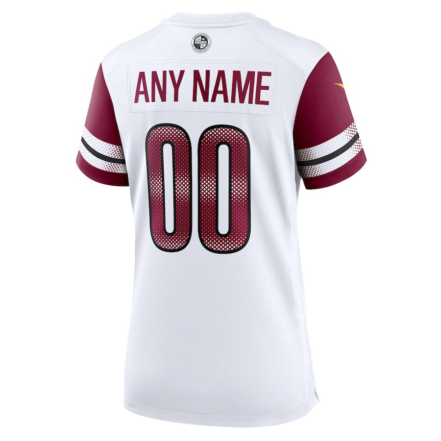 Washington Commanders Women's Game Custom 00 Player Jersey - White