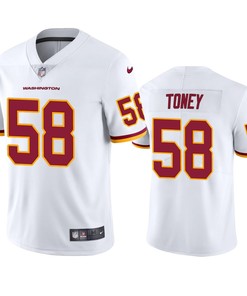 Washington Football Team Shaka Toney Vapor Limited White Jersey