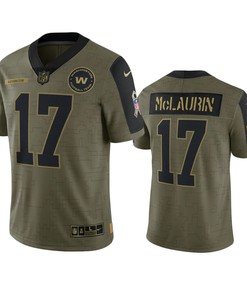 Washington Football Team Terry Mclaurin Limited Jersey Olive 2021 Salute To Service