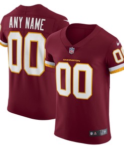 Washington Football Team Vapor Elite Custom Jersey - Burgundy Custom Jerseys Nfl