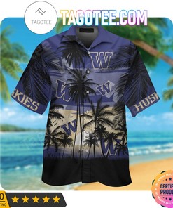 Washington Huskies Aloha Hawaii Shirt
