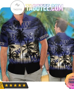 Washington Huskies Aloha Hawaii Shirt
