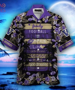 Washington Huskies Hawaiian Shirt, New Gift for Summer
