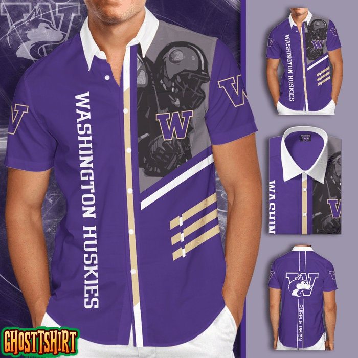 Washington Huskies Hawaiian Shirt Ver 1