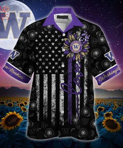 Washington Huskies Hawaiian Shirt Ver 2