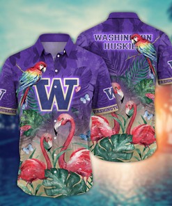 Washington Huskies NCAA Flower Hawaii Shirt For Fans Ver 10