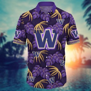 Washington Huskies NCAA Flower Hawaii Shirt For Fans Ver 31
