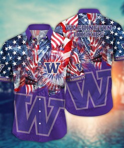Washington Huskies NCAA Flower Hawaii Shirt For Fans Ver 32