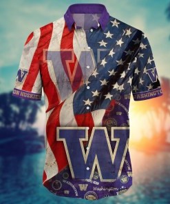 Washington Huskies NCAA Flower Hawaii Shirt For Fans Ver 9