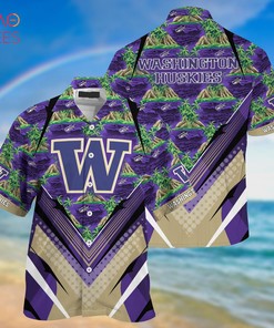 Washington Huskies Summer Hawaiian Shirts for Fans Ver 1
