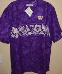 Washington Huskies Tommy Bahama Hawaiian Shirt