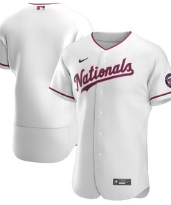 Washington Nationals Alternate Authentic Team Jersey White Mlb
