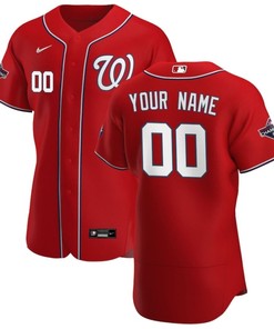 Washington Nationals Personalized 2020 Mlb Red Jersey