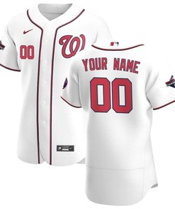Washington Nationals Personalized 2020 Mlb White Custom Jersey