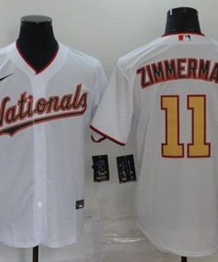 Washington Nationals Ryan Zimmerman #11 2020 Mlb White Jersey