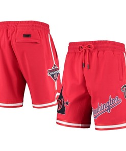 Washington Nationals Team Logo Shorts - Red, Men