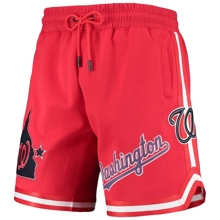 Washington Nationals Team Logo Shorts - Red, Men
