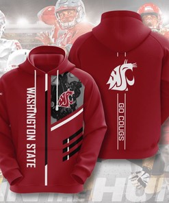Washington State Cougars Custom Hoodie 3D