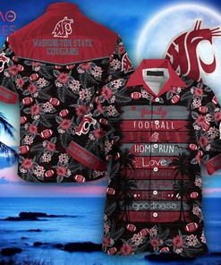Washington State Cougars Hawaiian Shirt, New Gift for Summer Ver 1