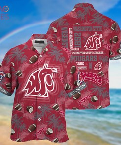 Washington State Cougars Hawaiian Shirt, New Gift for Summer Ver 2