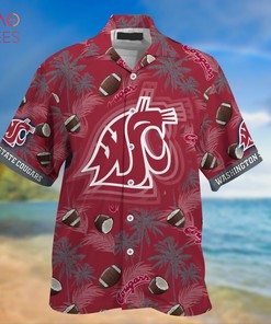 Washington State Cougars Hawaiian Shirt, New Gift for Summer Ver 2