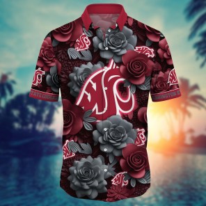 Washington State Cougars NCAA Flower Hawaii Shirt For Fans