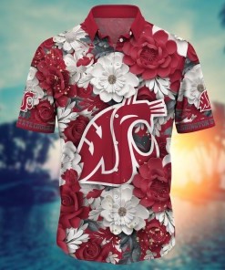 Washington State Cougars NCAA Flower Hawaii Shirt For Fans Ver 12