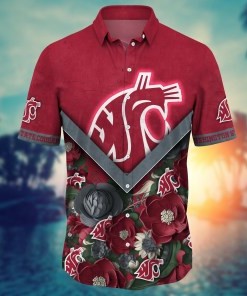 Washington State Cougars NCAA Flower Hawaii Shirt For Fans Ver 18