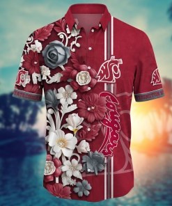 Washington State Cougars NCAA Flower Hawaii Shirt For Fans Ver 23