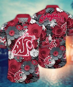 Washington State Cougars NCAA Flower Hawaii Shirt For Fans Ver 26