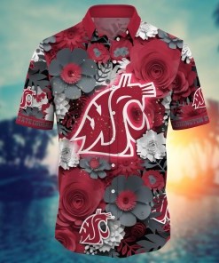 Washington State Cougars NCAA Flower Hawaii Shirt For Fans Ver 26