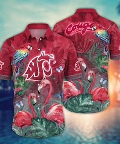 Washington State Cougars NCAA Flower Hawaii Shirt For Fans Ver 29