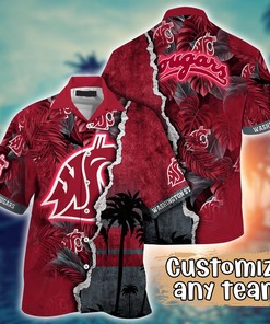 Washington State Cougars NCAA Flower Hawaii Shirt For Fans Ver 34