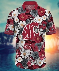 Washington State Cougars NCAA Flower Hawaii Shirt For Fans Ver 4