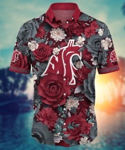 Washington State Cougars NCAA Flower Hawaii Shirt For Fans Ver 8