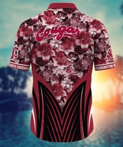 Washington State Cougars NCAA Hawaiian Shirt, Aloha Shirt Ver 1