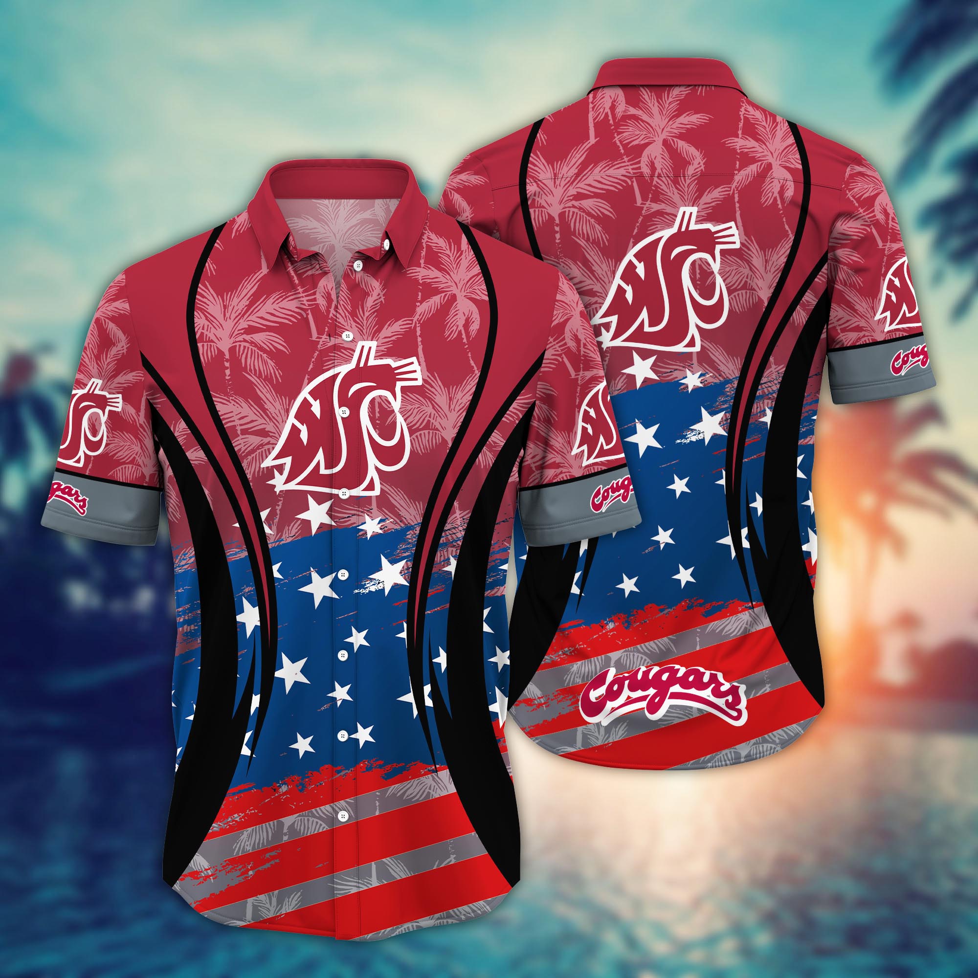 Washington State Cougars NCAA Hawaiian Shirt For Fans