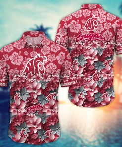 Washington State Cougars NCAA Hawaiian Shirt Gift For Fan