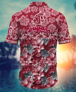 Washington State Cougars NCAA Hawaiian Shirt Gift For Fan