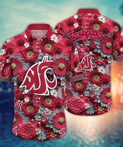 Washington State Cougars NCAA Hawaiian Shirt for This Summer Customize Shirt Any Team