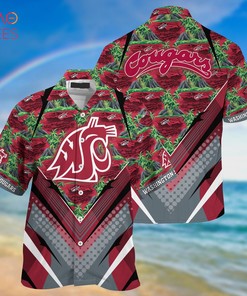 Washington State Cougars Summer Hawaiian Shirts for Fans Ver 1