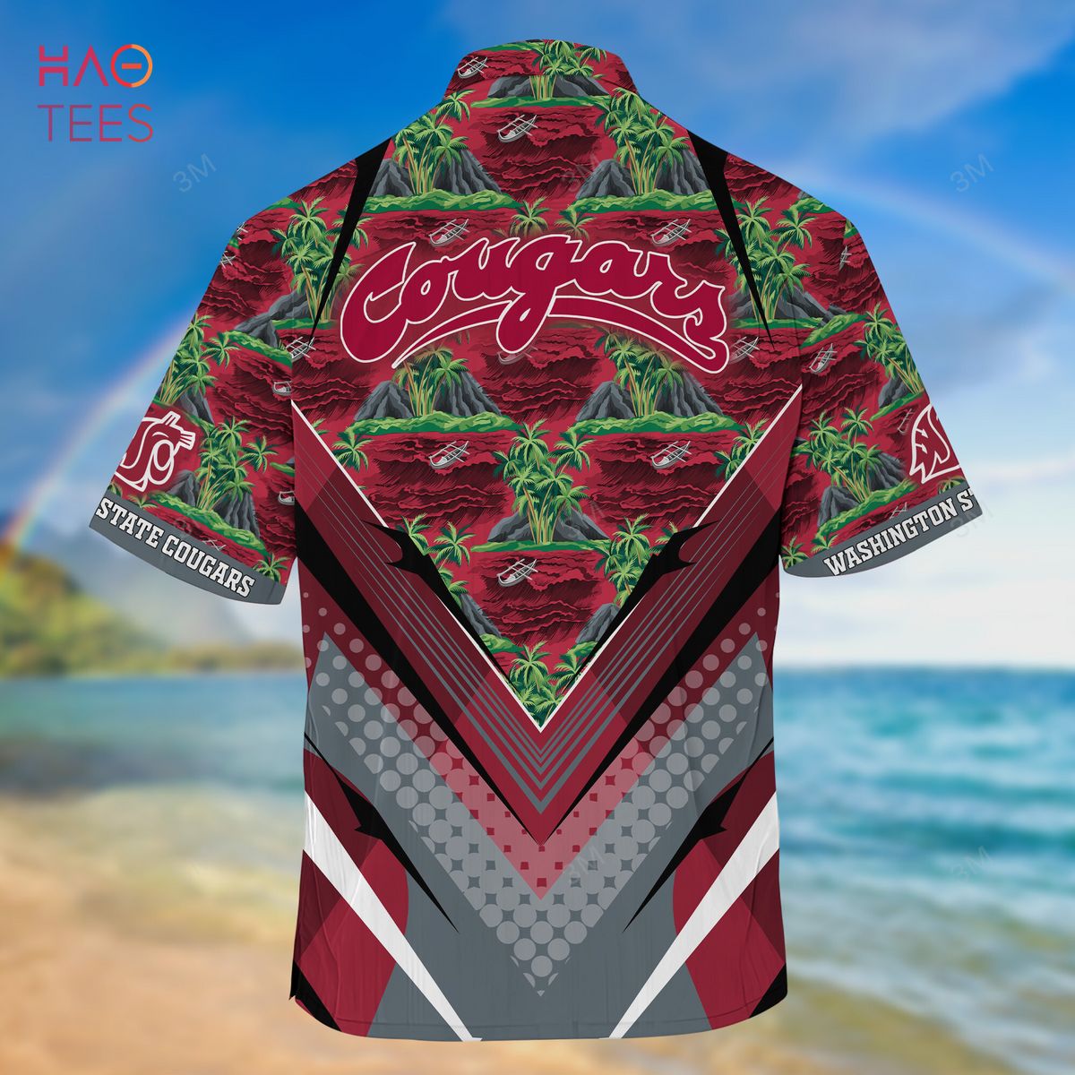 Washington State Cougars Summer Hawaiian Shirts for Fans Ver 1