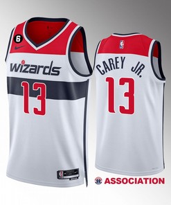 Washington Wizards Vernon Carey Jr. 13 White Association Edition Men Jersey 2022-23 Swingman